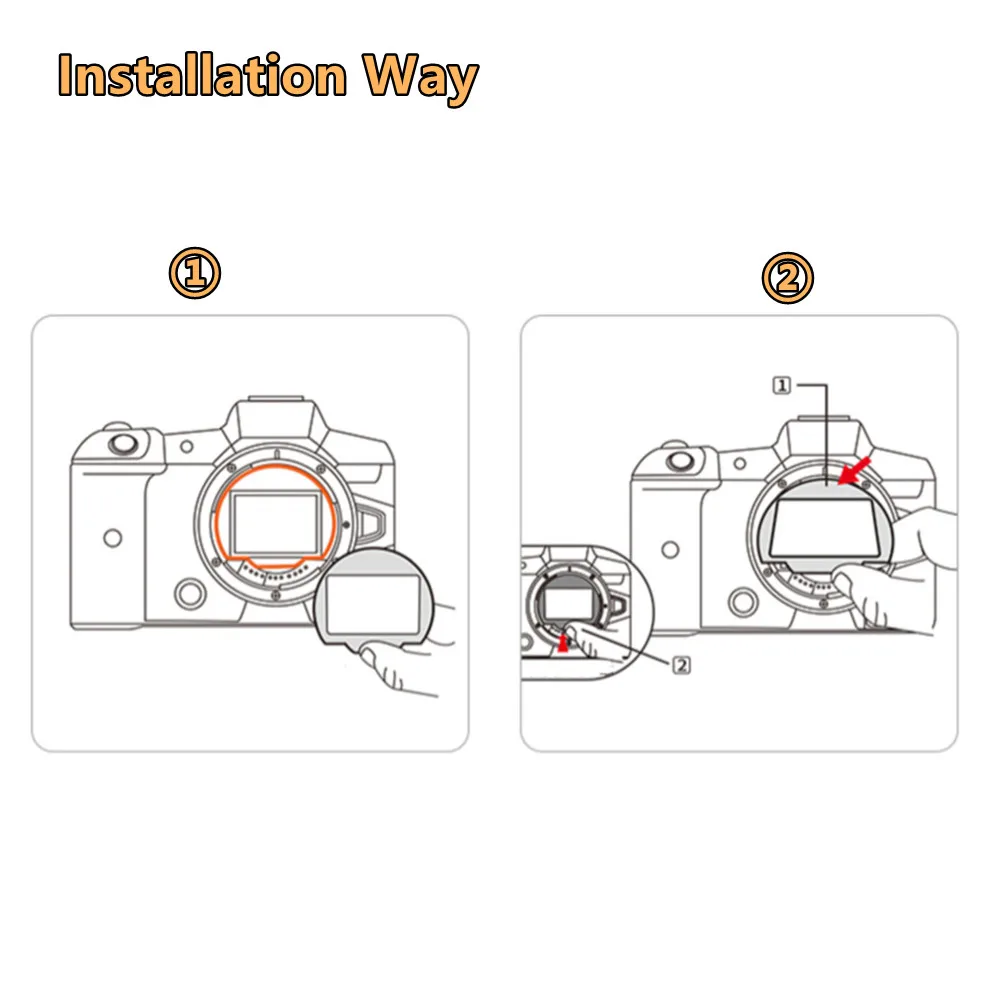 Nd1000 com Clipe para Câmera Protetor Cmos Nd16 Nd32 Nd64 Canon Eos r r5 r6 rp mc uv Nd8 - Image 5