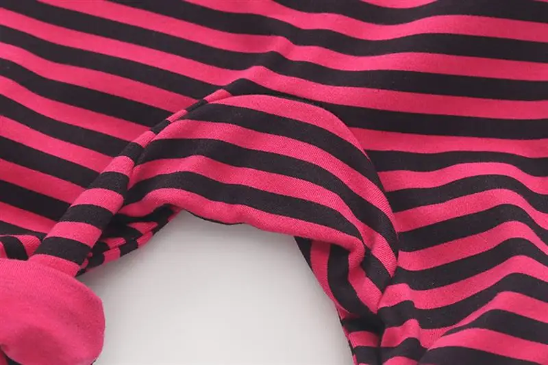 Новая зимняя одежда для маленьких мальчиков, девочка Onesies, Детские хлопковые Ползунки Комбинезон для Хэллоуина с длинными рукавами и тыквой, Детский костюм для 0-24 месяцев