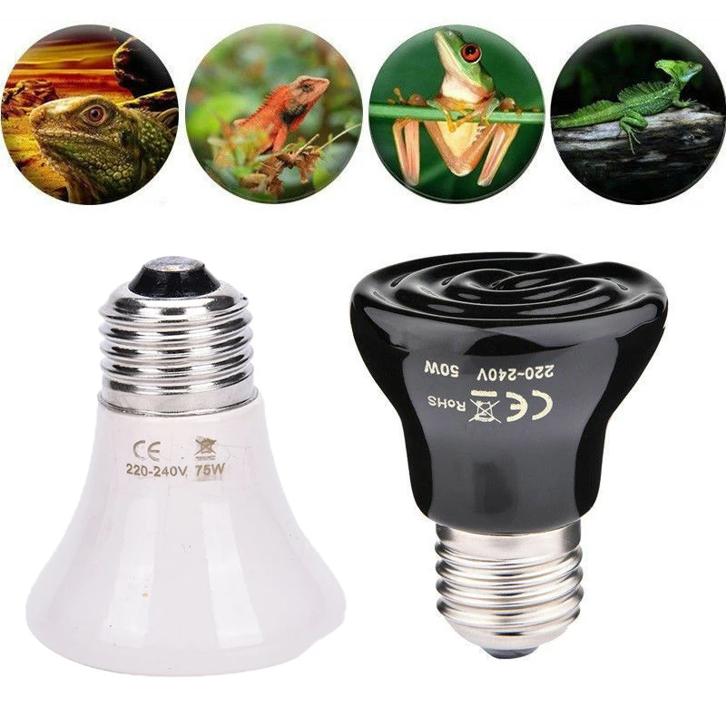 25100w Pet Reptile Breed Ceramic Heat Emitter Heater Light Brooder