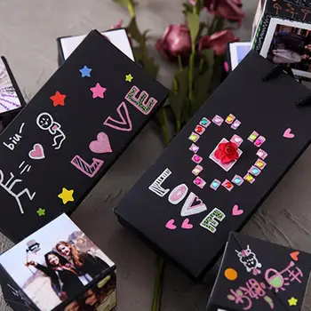 

New DIY Surprise Gift Creative Box Bouncing Toy Box Explosion Anniversary Birthday Gift Scrapbook Fools Valentine April Day O1M3