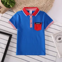 Детская рубашка Поло Топы для маленьких мальчиков, детская одежда детская футболка