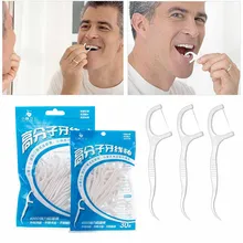 100 sztuk białej nici dentystycznej Stick czyszczenie zębów Stick higiena jamy ustnej pielęgnacja jednorazowe wykałaczki dentystyczne tanie tanio CN (pochodzenie) dla dorosłych COMBO Pojemnik na nić dentystyczną