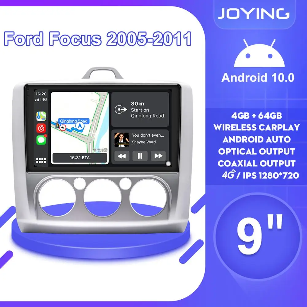 Автомагнитола на Android 10 стерео головное устройство с экраном 1 Din мультимедийный