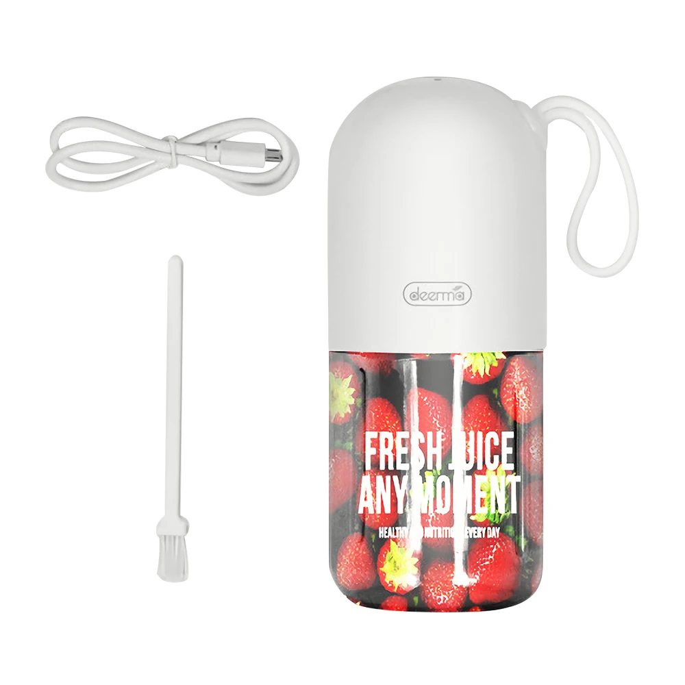 Origianl Deerma Juicer 300ml Portable Electric juicer Multipurpose Wireless Mini USB Rechargable Juice Cup Fruit Mixer 5