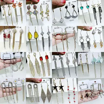 

30 Paris/lot fashion classical mix random style alloy women earring lot jewelry wholesale 200731-65
