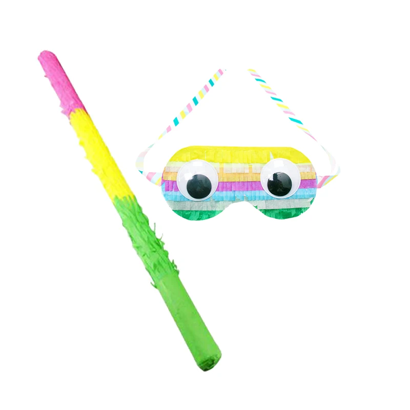 Pinata аксессуары хит палочки повязка на глаза инструменты глаз маски предметы для вечеринок украшения подарки игра для детей Детский День Рождество