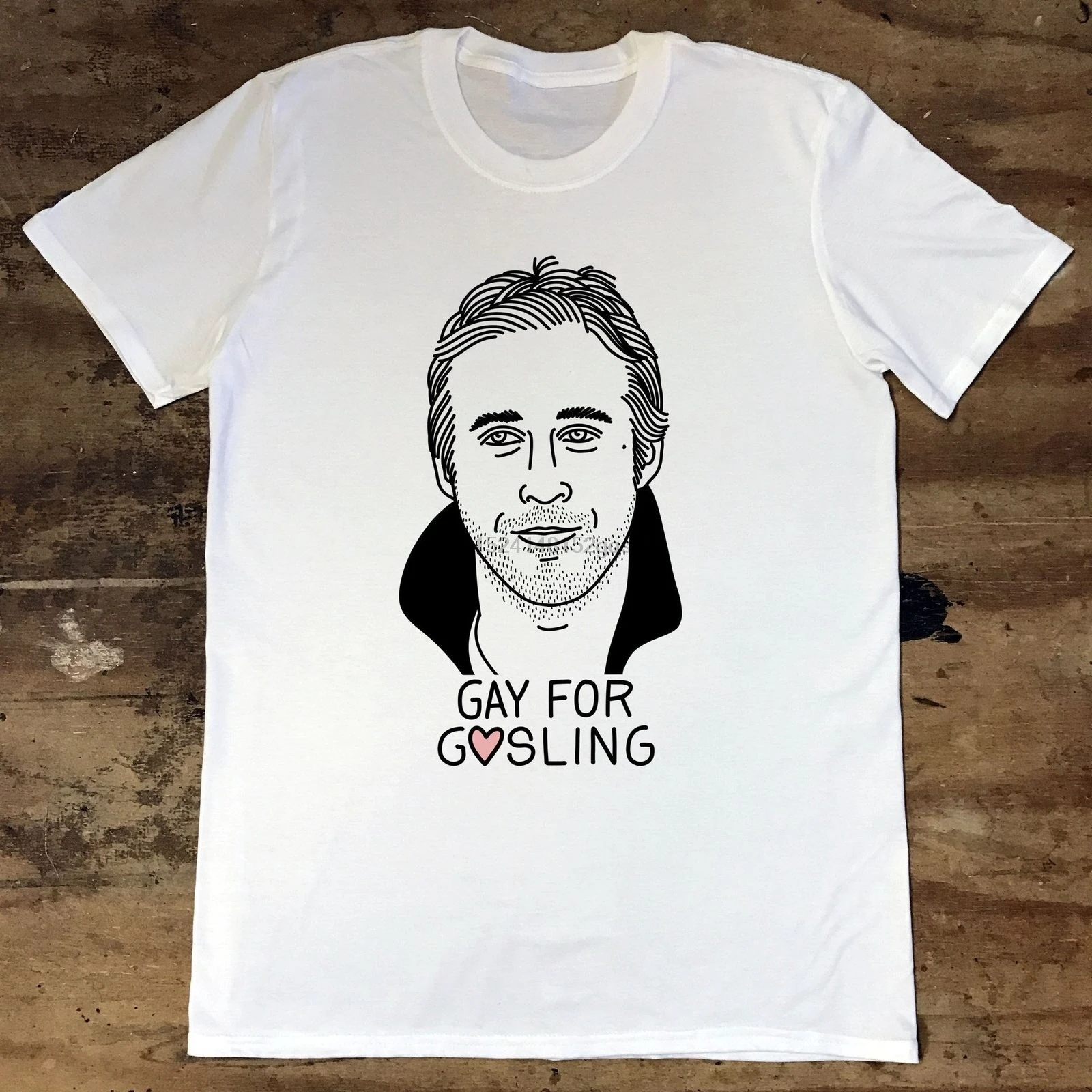 Ryan Gosling Gay for уличная одежда с забавным принтом Мужская футболка в стиле хип топа