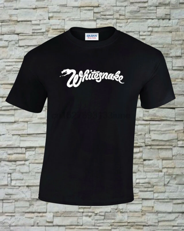 Футболка с принтом Whitesnake размер принт и выбор цвета | Мужская одежда