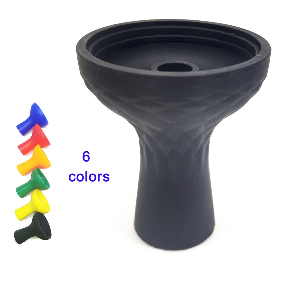 Unbreakable Silicone Hookah Flavor Holder One Hole Single Phunnel GEL Shisha Bowl Silicon Funnel Flavour Cup Charcoal Burner,silicone hookah bowl
