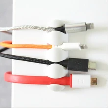 office storage 2pcs Data Cable Charging Line Collation Tools Collector Portable USB Storage escritorio organizador mesa