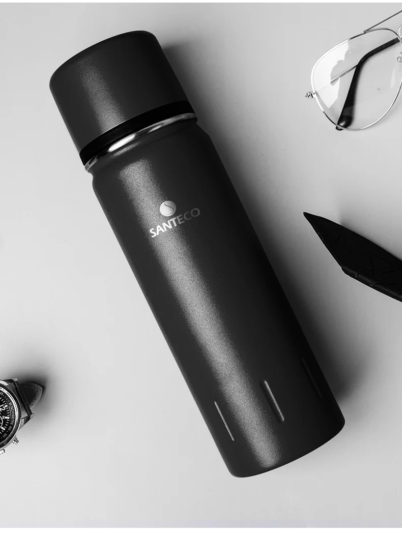Stainless Steel Water Bottle Tea Vacuum Flask with Filter Thermal Cup
