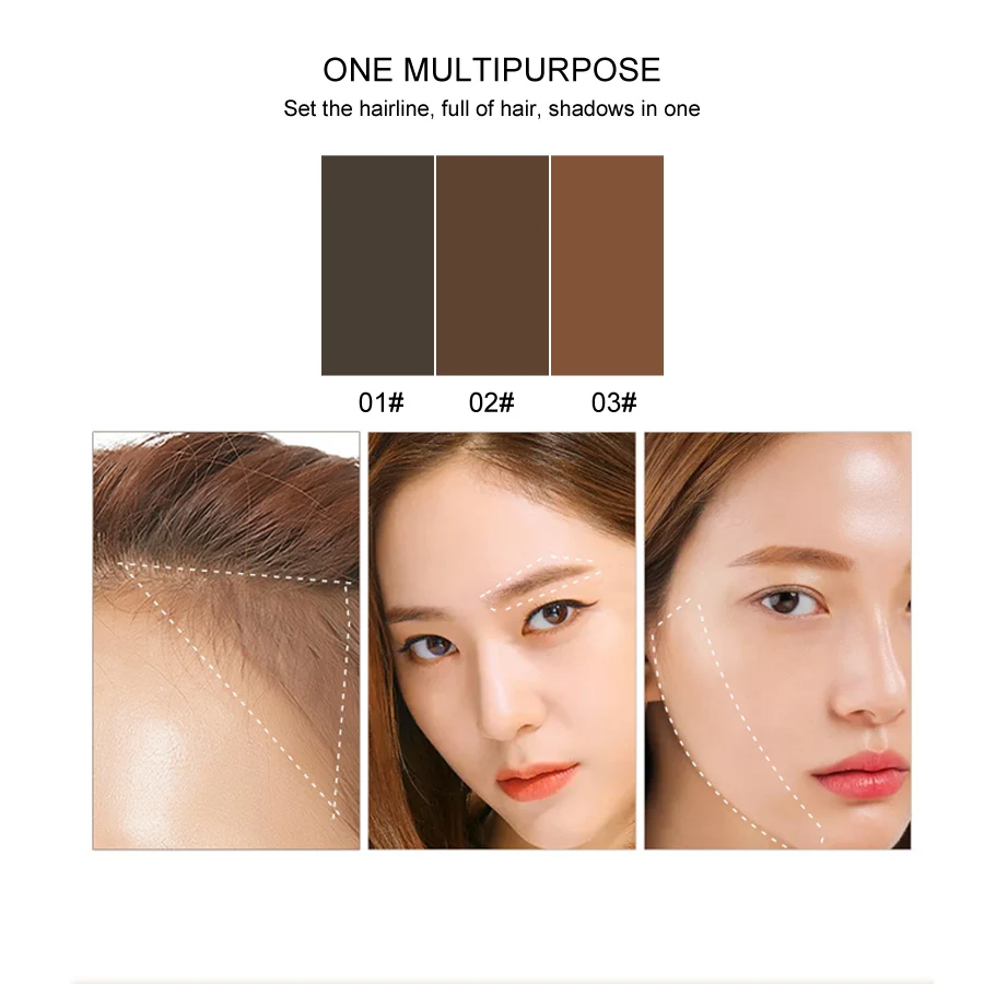 BOB Brand Hair Building Natural Fibers Set with Spray Applicator Hair Shadow Trimming Powder Makeup Hair 3