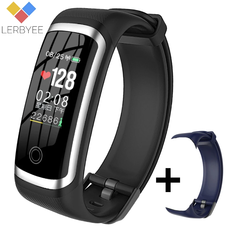 

Lerbyee Smart Band M4 Pedometer Sleep Monitor Fitness Tracker Blood Pressure Men Women Smart Bracelet Wristband Call Reminder