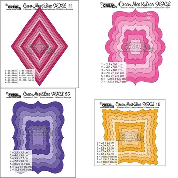 

Metal Cutting Dies Various Frame Stencils For DIY Scrapbooking Embossing Paper Wedding Cards Die Cuts Photo Album