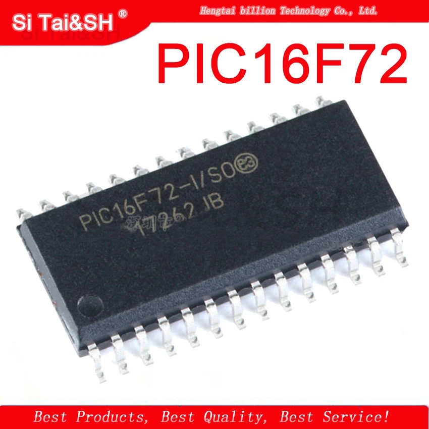 5 шт. микросхема PIC16F72 16F72 SOP28 IC 8 бит 3 КБ FLASH 28SOIC | Электронные компоненты и