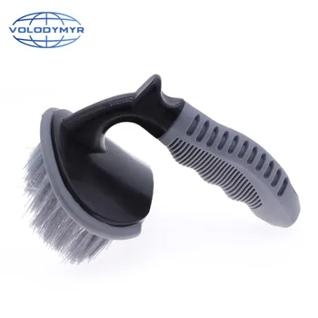 

Wheel Brush Tire Cleaner Universal TPR Handle with Super Stiff Bristles Detailing Tools for Car Cleaning Auto Washing Detail
