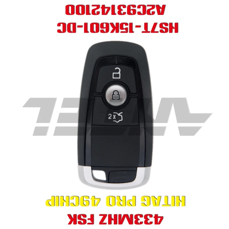 Antel ключ дистанционного управления без ключа смарт 3 кнопки для Ford Edge Mondeo FSK 434 МГц Ht-Pro чип FCC: HS7T-15K601-DC A2C931421