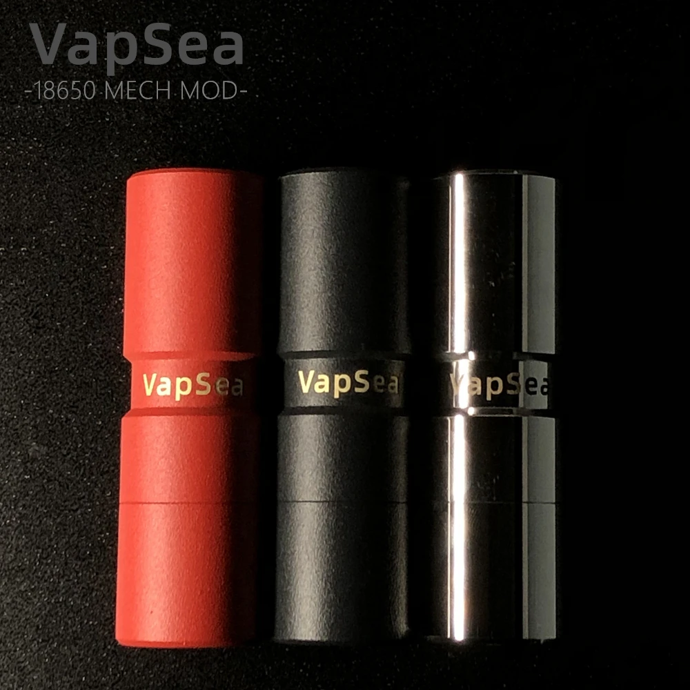 

Original VapSea 26mm Diameter 18650 mod kit battery Mechanical mod for vape mod 18650 electronic cigarette mech mod Kit