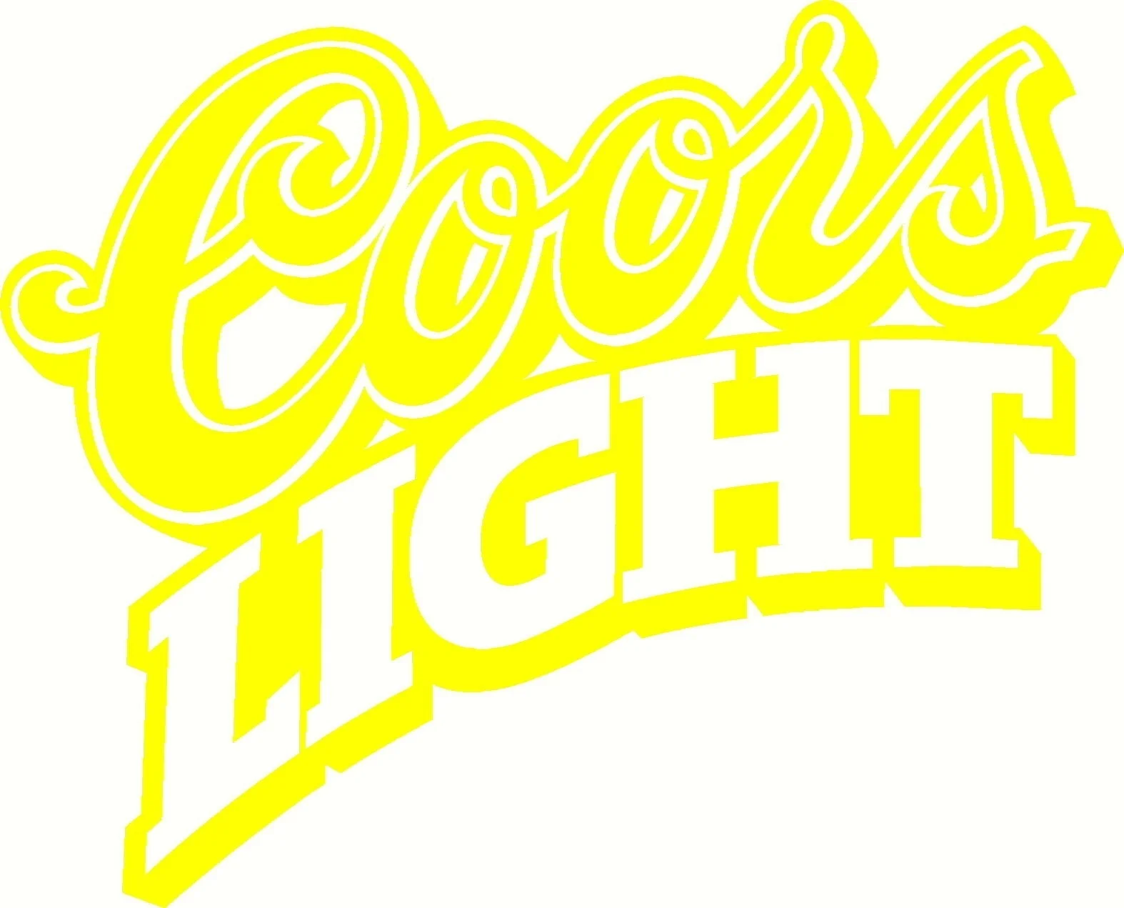 Вывеска Coors Стиль b наклейка на окно или бампер наклейка пиво