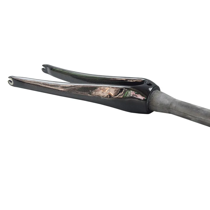 

Highway Front Fork Carbon Fiber Front Fork Road Bicycle 700C Taper Pipe Front Fork Light Extinction