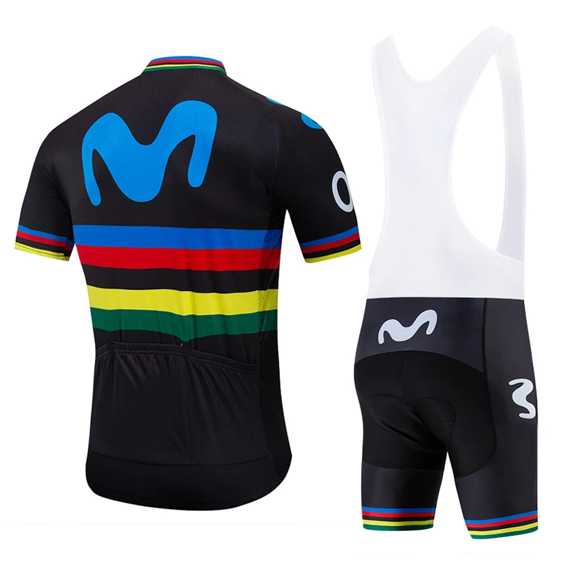 Черный movistar команда Велоспорт Джерси 20D Велосипед Шорты Ropa Ciclismo мужские летние быстросохнущие pro велосипедный майон брюки одежда