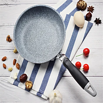 

20cm 26cm 28cm Frying Pan Non-stick Skillet Cauldron Induction Cooker Wok Pan Bread Pizza Egg Pan Gas Stove Pancake Pan for Home