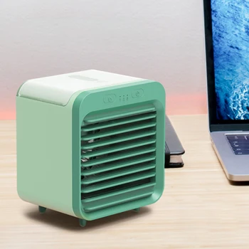 

Air Conditioner Air Cooler Portable 4 in 1 Mini USB Fan Purifier Humidifier Desktop Cooling Fan 3 Speeds For Home Room Office