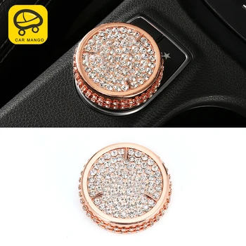 

CarManGo for Mercedes Benz A Class GLA CLA W176 Car Rhinestone Media Knob Button Frame Trim Cover Sticker Interior Accessories