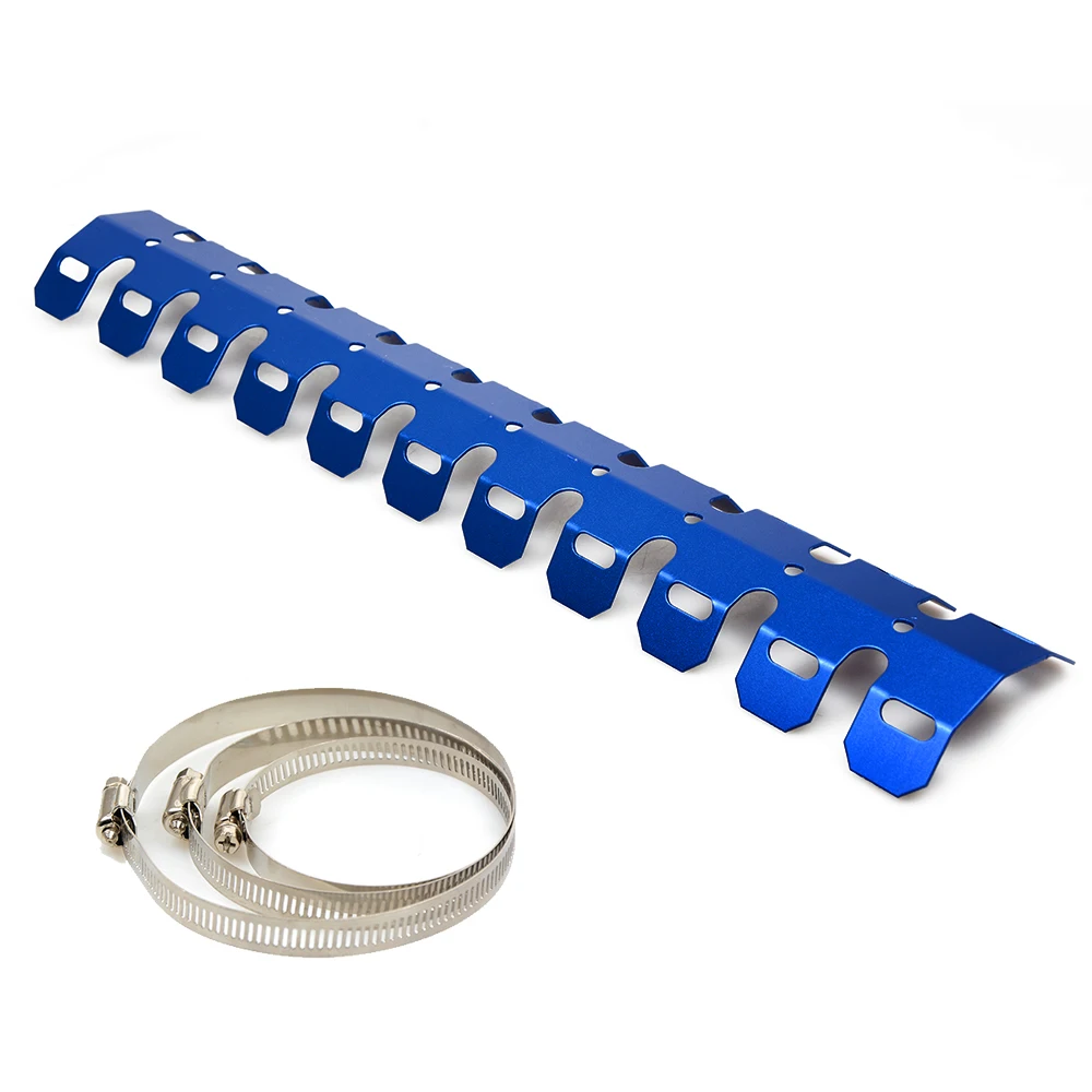 Мотоцикл выхлопной протектор глушителя тепловой щит крышка для Honda CRF1000L CRF 1000L Африка Твин ABS/DCT - Цвет: Long Blue