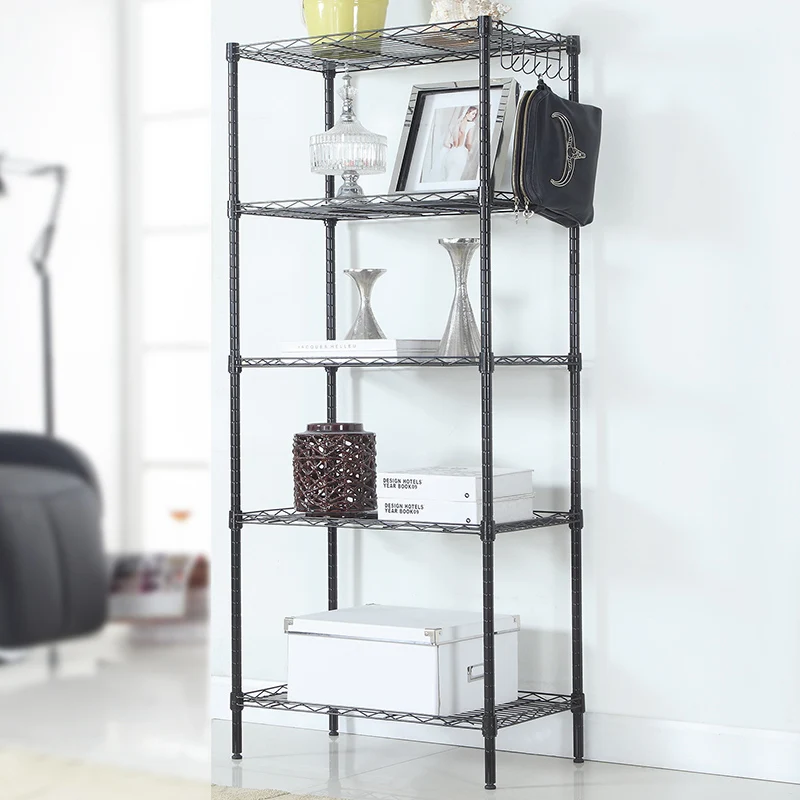 

Changeable Assembly Floor Standing Storage Rack Multipurpose Shelf Display Rack for Kitchen Garage Home Bedroom Decoration