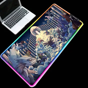 

XGZ RGB Series Mouse Pad Little Baby Series Table Mat LED Lighting Illumination Home Computer Notebook Essential Keyboard Pad
