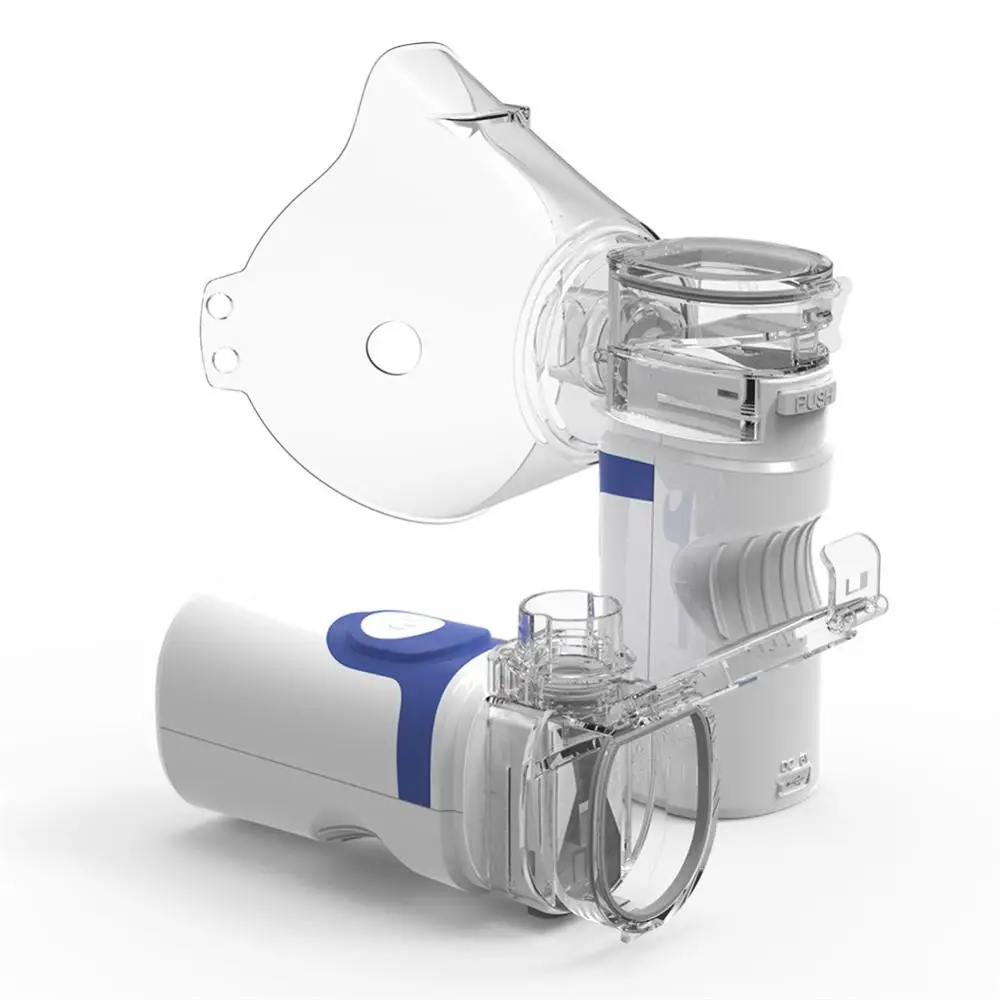 

Portable Ultrasonic Nebulizer Mini Handheld Inhaler Respirator Humidifier Kit Health Care Children Home Inhaler Machine Atomizer