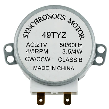 

XMX-mini wave Oven Turntable Synchronous Motor 3W 5/6RPM AC 21V 50/60Hz