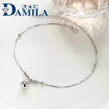DAMILA Amoy поставка товаров аксессуары Quintana прекрасный серебряный полностью ручной работы хипстер ноги украшения коробки цепи круглые бусинки-колокольчики