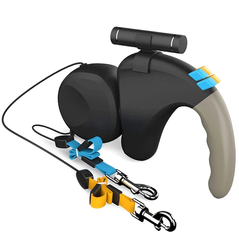 double retractable leash