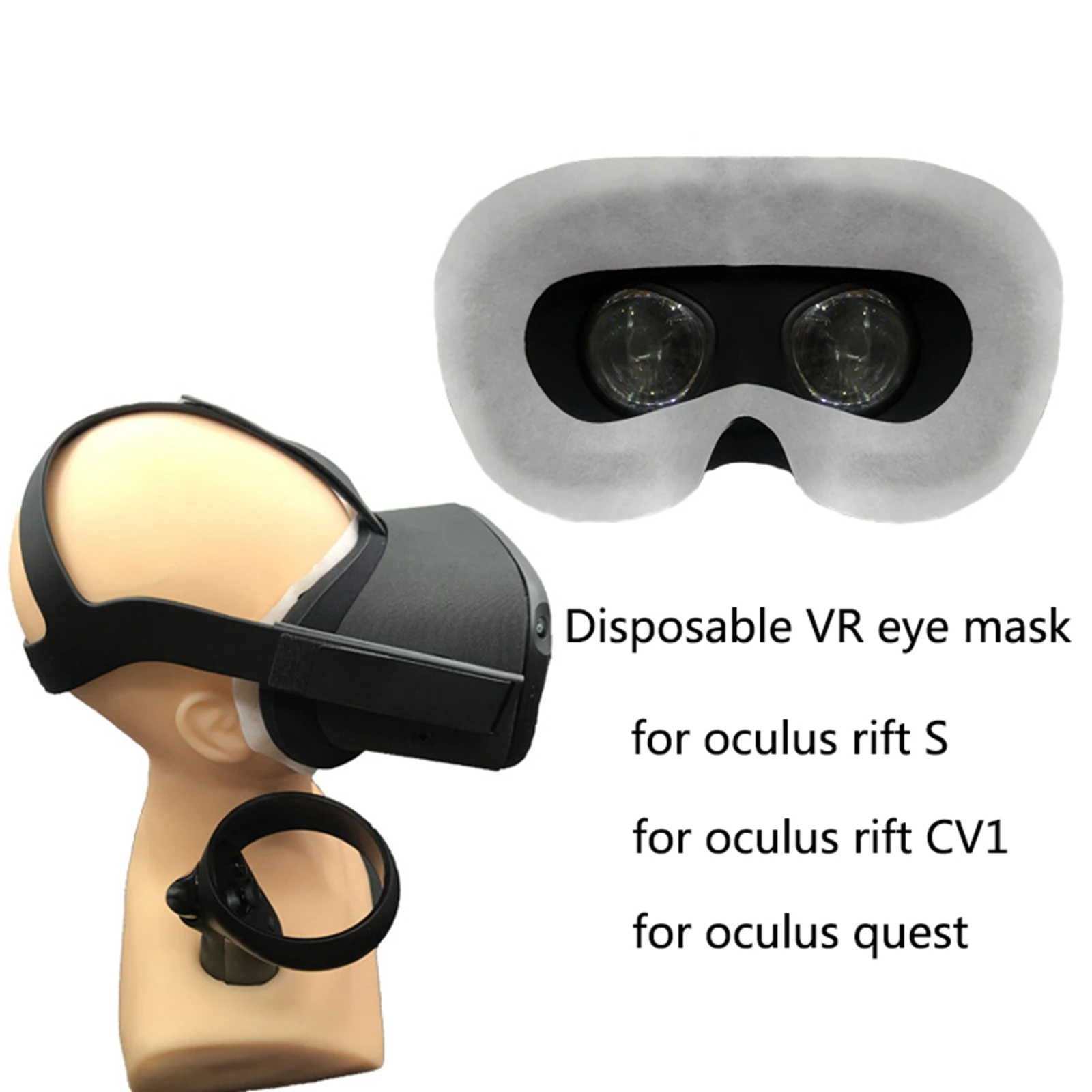 100 шт VR одноразовая маска для глаз Накладка для oculus rift S/Oculus rift CV1 Oculus Quest гарнитура виртуальной реальности