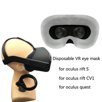 

100Pcs VR Disposable Eye Mask Pad Cover for oculus rift S/Oculus rift CV1 Oculus Quest Virtual Reality Headset