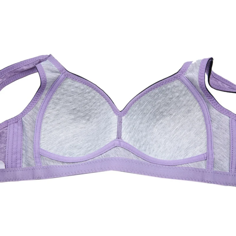 Дамский тонкий срез без стального кольца Полная регулировка чашки Собранный бюстгальтер