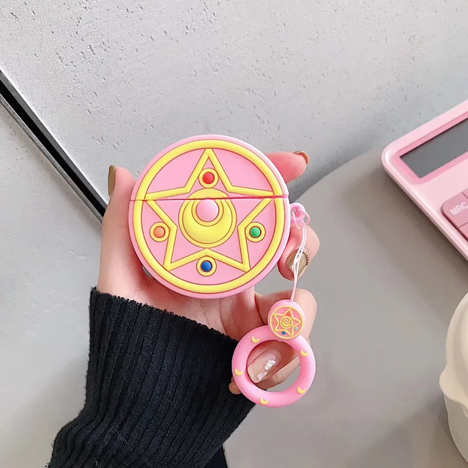 3D чехол для наушников для Airpods Pro Чехол Милые силиконовые Мультяшные наушники/Earpods чехол для Apple Air Pods 3 Pro Чехол с брелком