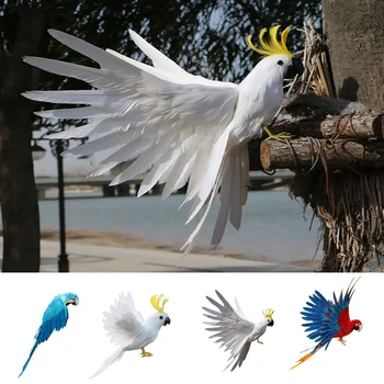 

Realistic Parrot Bird Multi-Color & Multi-Sizes Artificial Bird Ornaments