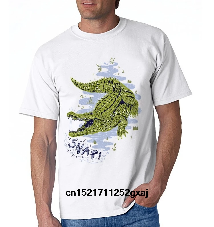 Camiseta de cocodrilo para hombre y mujer, ropa de moda de cocodrilo de  manga corta, marca de Animal de cocodrilo, talla grande|Camisetas| -  AliExpress