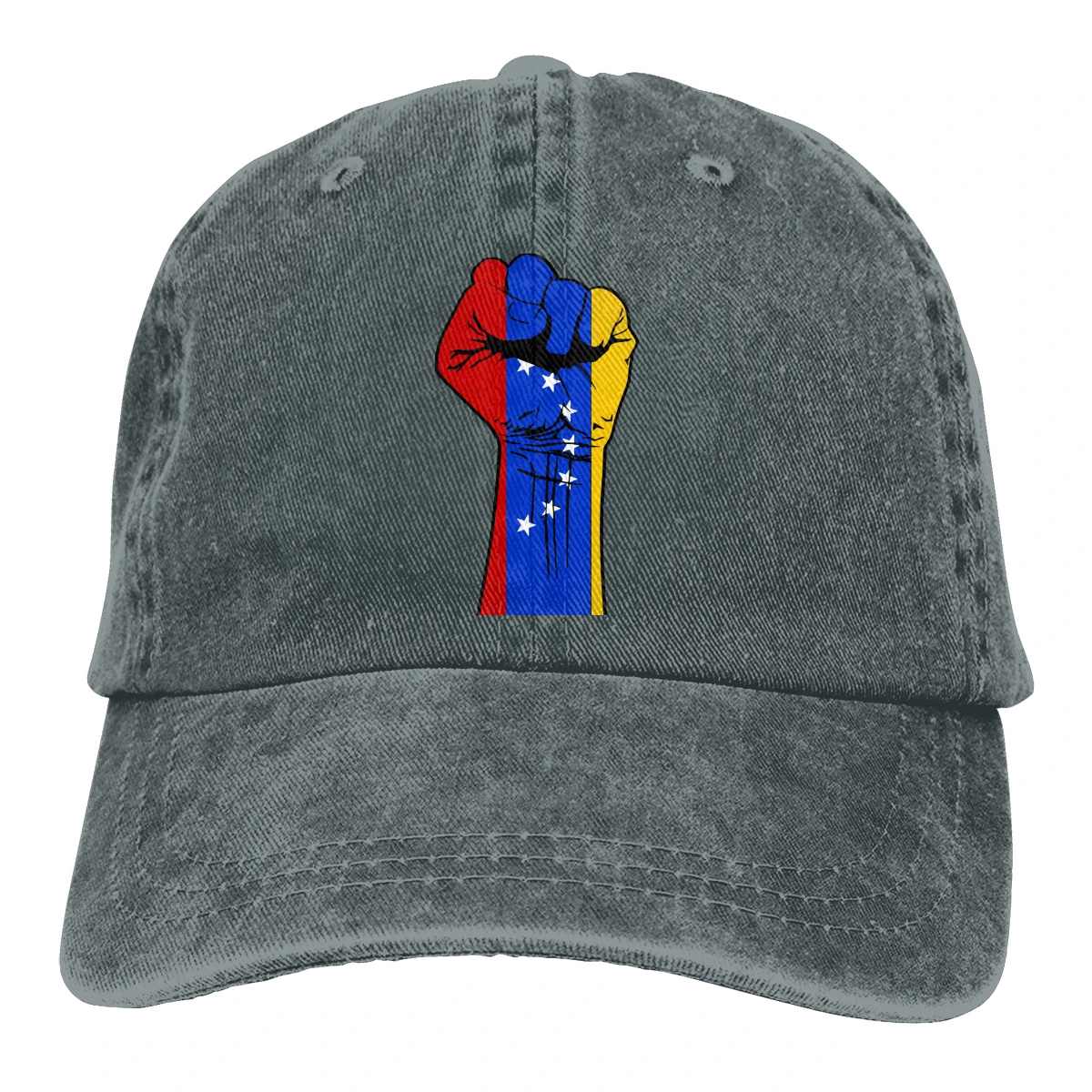 Venezuela Resist Fist Flag Casquette черные унисекс Мужские Женские джинсовые бейсболка с ремешком кепки регулируемые Гольф папа шляпа