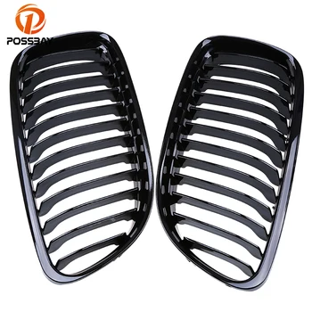 

POSSBAY Racing Grills for BMW 3-Series E91 328i/328xi/330d Touring 2008-2012 Facelift Kidney Gloss Black Front Grille Replacment