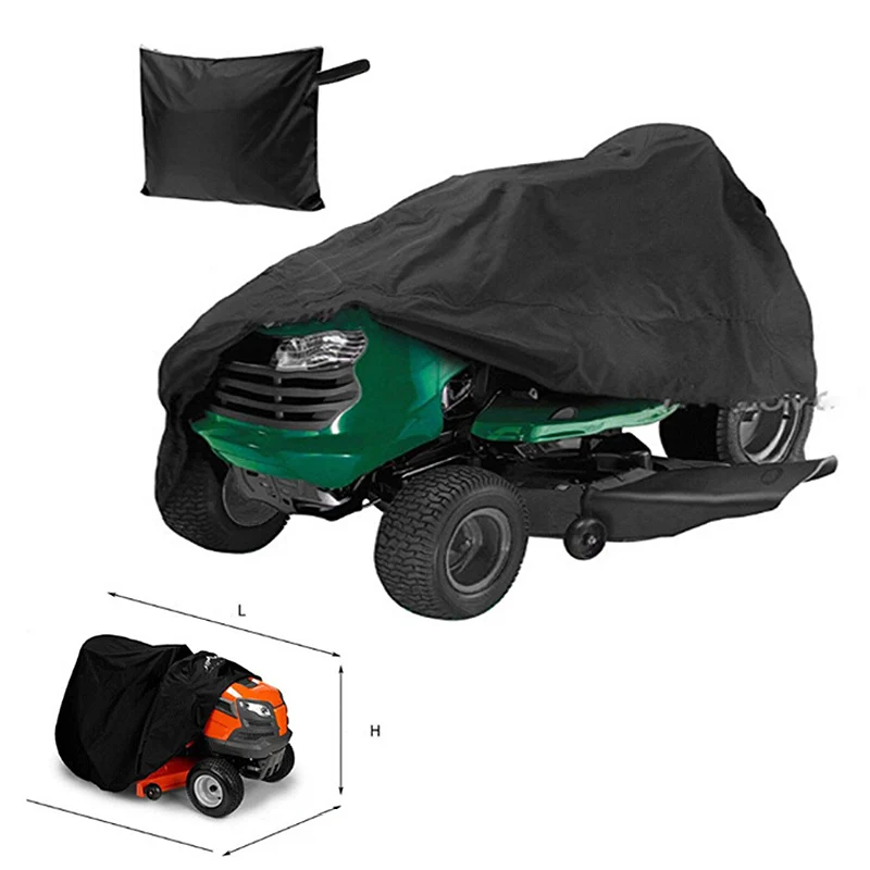 Waterproof Lawn Mower Cover Tractor Grill Cover UV Protection Garden Yard Mower Overlay All-Purpose Covers