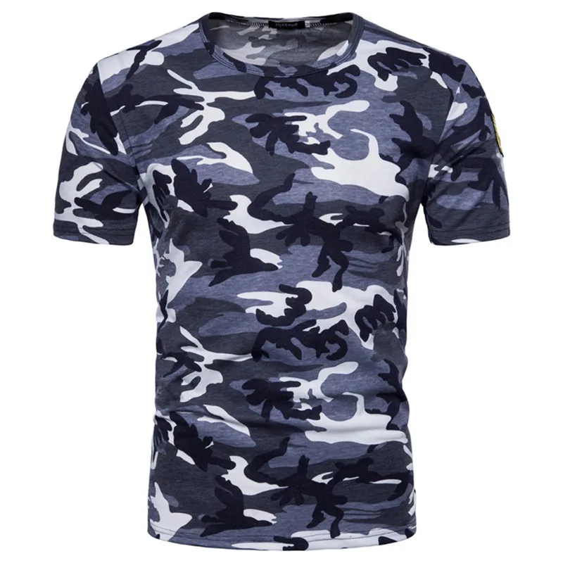 

New fashion Military fan Camo T-shirts Russia Brave men Short sleeve O-neck Camouflage print army red Green blue knit Tees Tops