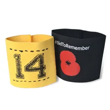 Спортивные принадлежности футбольная команда капитан нарукавная повязка Толстая эластичная Наплечная эмблема повязка настраиваемая