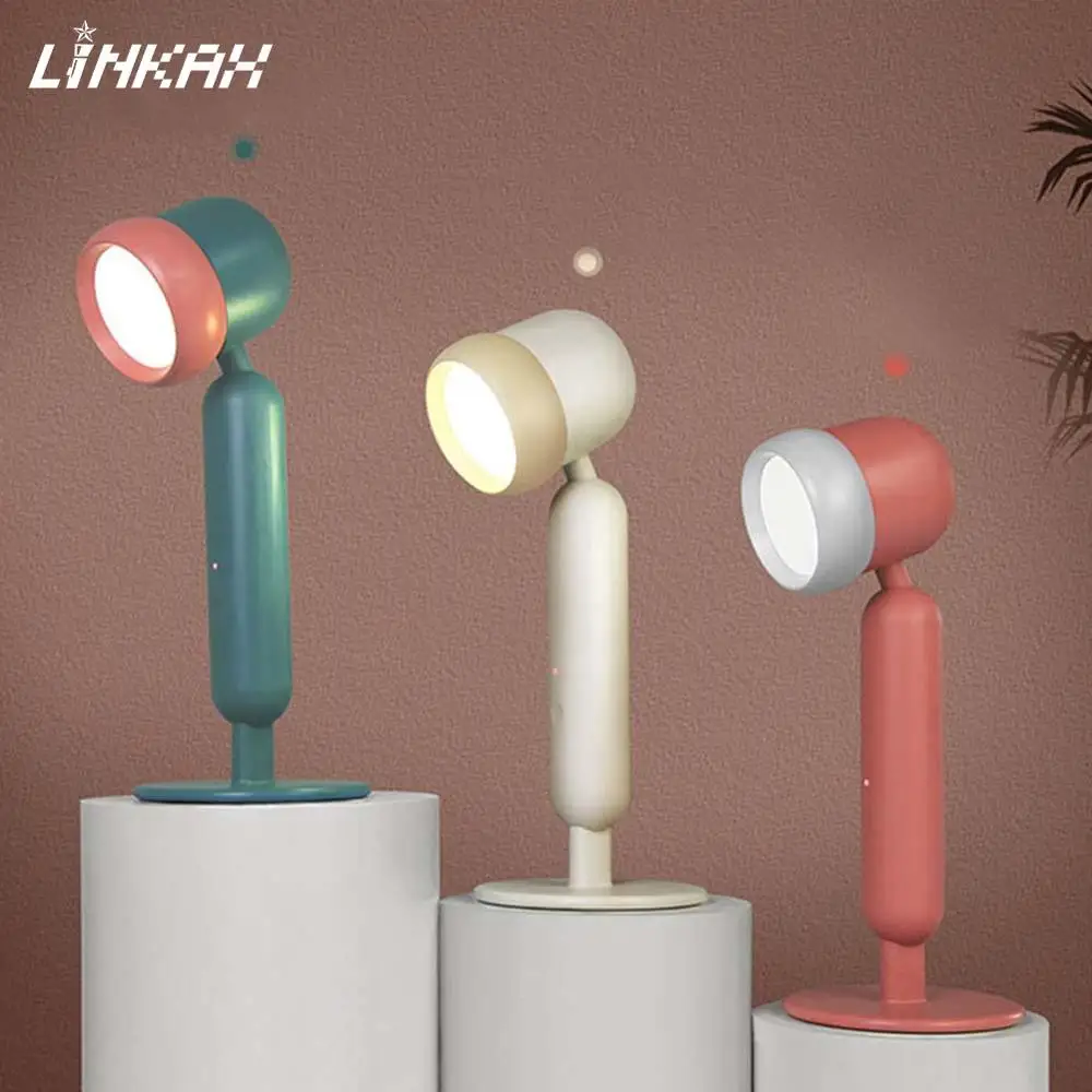 Adjustable Reading LED Desk Lamp USB Rechargeable Study Table Light Night Lantern Dimmable Touch Switch For Kids Room School Bed | Освещение