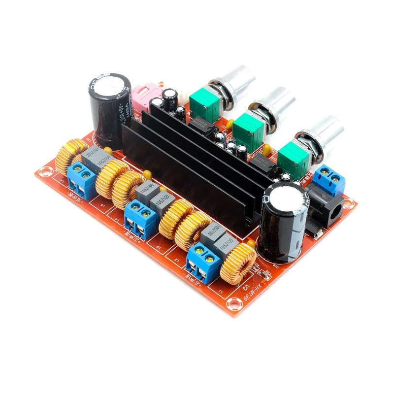 Новый Плата усилителя Tpa3116D2 50Wx2 + 100W 2 1 канальный цифровой сабвуфер Мощность 12 ~
