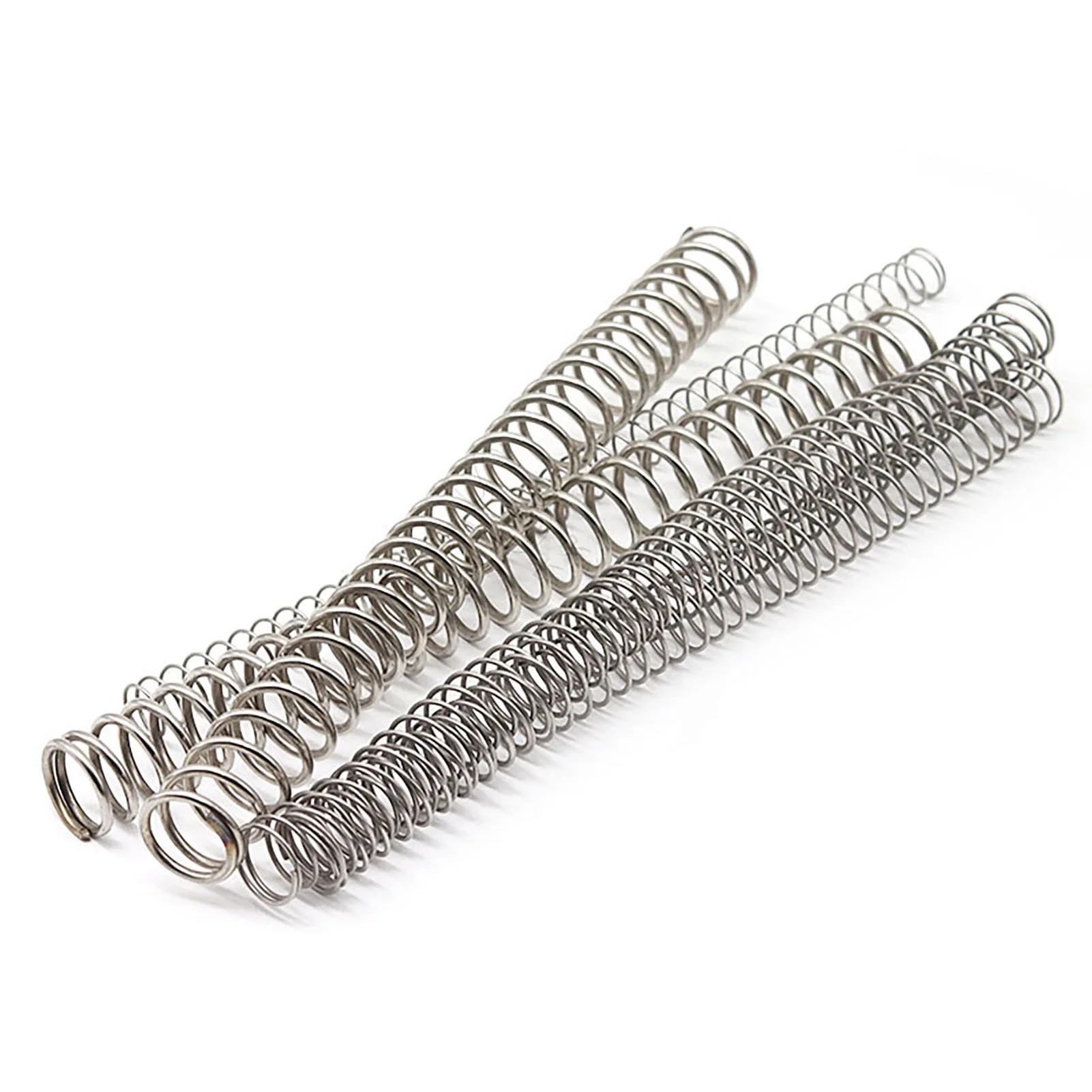 

1PCS 304 Stainless Steel Compressed Springs, Wire Diameter 1mm, Outer Diameter 6/8/10/12/14mm, Free Length 305mm,