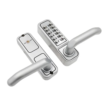 

3rd Generation Mechanical code digital combination pushbutton lever handle door lock